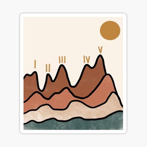 Audiology Student, Hearing Health, Mountain Range, Top Artists, Science Poster, Sticker Design, Stranger Things Fanart, Sell Your Art, Vinyl Sticker