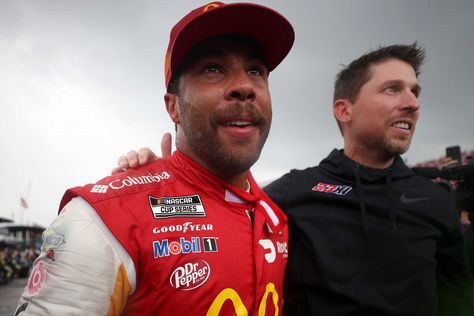 Wendell Scott, Bubba Wallace, Talladega Superspeedway, Nascar Trucks, Brad Keselowski, Denny Hamlin, Joey Logano, Kevin Harvick, Going To Rain