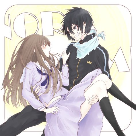 Hiyori & Yato - Noragami Bridal Carry Anime, Carrying Bridal Style Pose, Bridal Style Carry, Bridal Carry, Yato And Hiyori, Yato Noragami, Noragami Anime, Normal Girl, Noragami