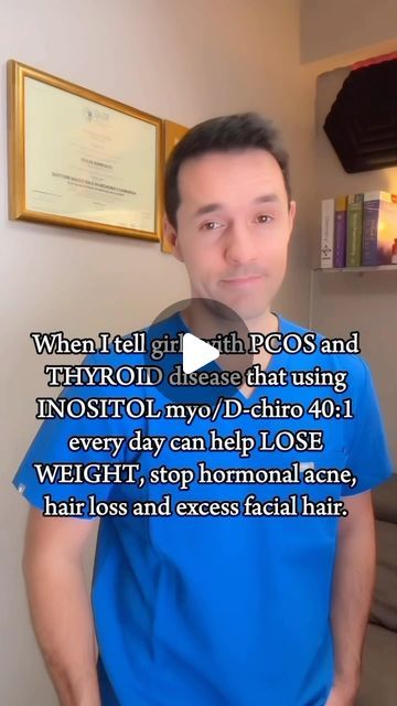 Dr.Adrian Sznajder & Dr.Giulia Gandolfo, Thyroid & Hormones on Instagram: "FREE GUT Guide - Comment GUT1⁣⁣⁣	⁣⁣⁣ ⁣ Inositol, particularly in the form of myo-inositol and D-chiro-inositol in a 40:1 ratio, offers numerous benefits for women with PCOS and thyroid issues. This combination can help improve insulin sensitivity, supporting weight loss and helping to regulate hormonal imbalances. As a result, it can reduce hormonal acne, limit hair loss, and minimize excessive facial hair growth. Daily use of inositol can be a valuable addition to managing these symptoms, promoting better health and overall well-being for women facing these challenges. 1-2 grams per day.⁣ ⁣ ⁣⁣ #invisibledisability #autoimmune #invisibleillness #autoimmunewarrior #hashimoto #autoimmunedisease #hashimotosdisease #has Cold Sore Relief, Hormonal Imbalances, Myo Inositol, Facial Hair Growth, Insulin Sensitivity, Hashimotos Disease, Thyroid Issues, Hormonal Acne, Cold Home Remedies