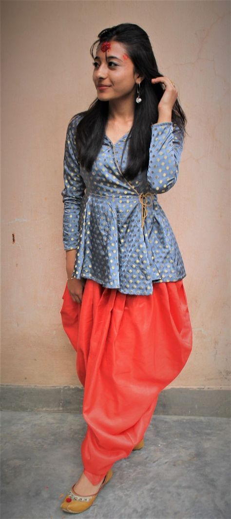 Dhoti Outfits, Dhoti Pants Outfit, Anarkali Tops, College Wear, Dhoti Pants, Stitching Dresses, Traditional Outfit, Pants Outfit Casual, Classy Photography