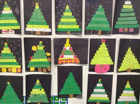 Measurement Fun with Christmas Trees - A great idea if you're looking for a last minute activity. Christmas Craftivity, Hanukkah Preschool, Math Stem Activities, Holiday Math, Christmas Art Projects, Christmas Centers, Christmas Writing, Winter Kindergarten, Christmas Math