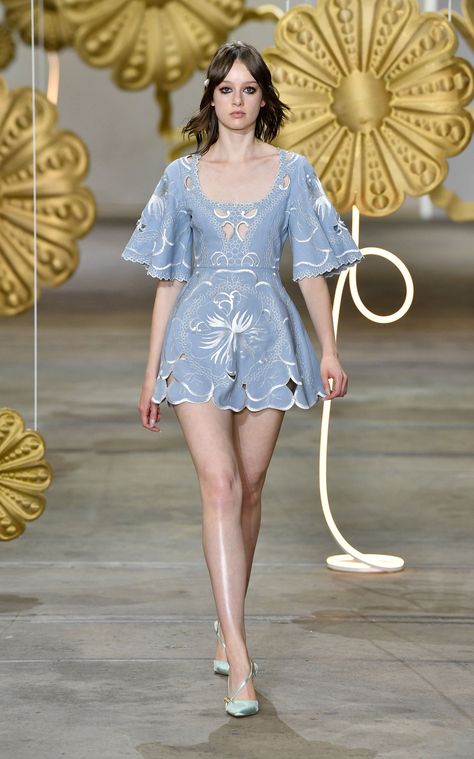 Alice Mccall, Linen Mini Dress, Global Fashion, Couture Fashion, Moda Operandi, Runway Fashion, Pretty Outfits, Fashion Collection, High Fashion