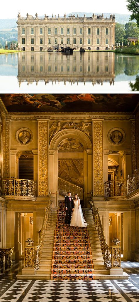 Chatsworth House Wedding, Country Estate Homes, English Mansions, British Mansion, English Mansion, Cotswold House, English Houses, England Homes, Chatsworth House