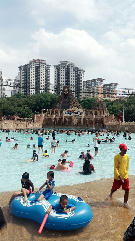 sunway lagoon malaysia Sunway Lagoon Malaysia, Lagoon Theme Park, Sunway Lagoon, Lagoon Park, Kuala Lumpur City, Singapore Malaysia, Morning View, Theme Parks, Kuala Lumpur