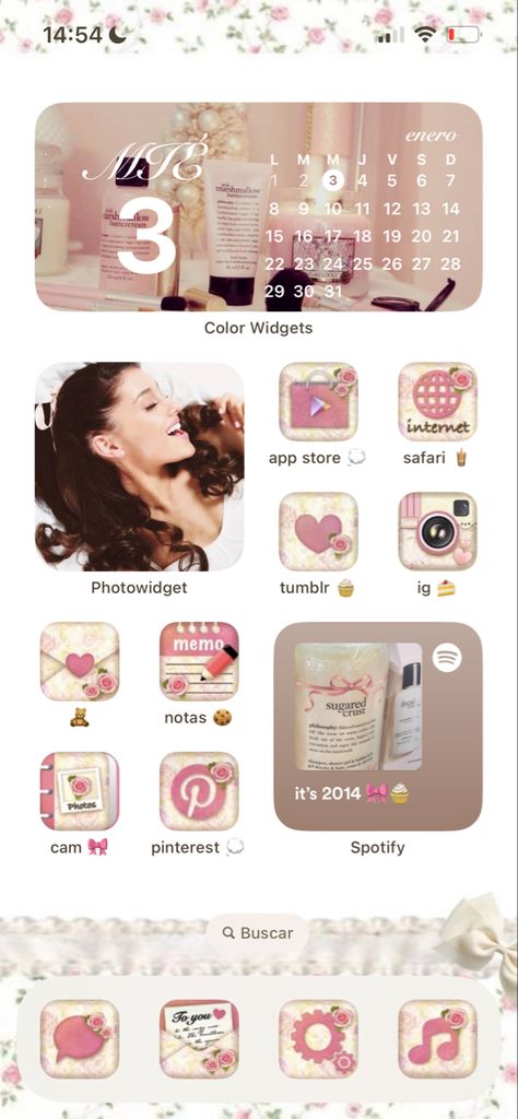 2014 phone layout inspo ❤︎ my post 2014 Phone Layout, I Phone Theme, Y2k Phone Layout, Wallpaper Iphone Layout, Coquette Phone Layout, Phone Homescreen Layout, Phone Wallpaper Layout, Phone Screen Layout, Phone Layout Ideas