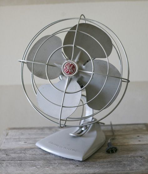 Wire Guard, Industrial Room, Repurposed Lamp, Vintage Fan, Funny Cartoon Pictures, Old Fan, Cartoon Photo, Vintage Fans, Desk Fan