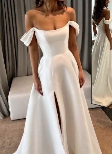 Corset Off The Shoulder Wedding Dress, Hourglass Wedding Dress, Bow Wedding Dresses, Wedding Dresses For Petite, Maternity Wedding Gown, Wedding Dresses Sleeveless, Corset Back Wedding Dress, Bridal 2024, Beach Plus Size