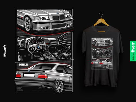 M3 Car, E92 M3, Mobil Bmw, Bmw Design, Bmw Art, Automotive Illustration, Motorcycle Illustration, Car Apparel, Automotive Apparel