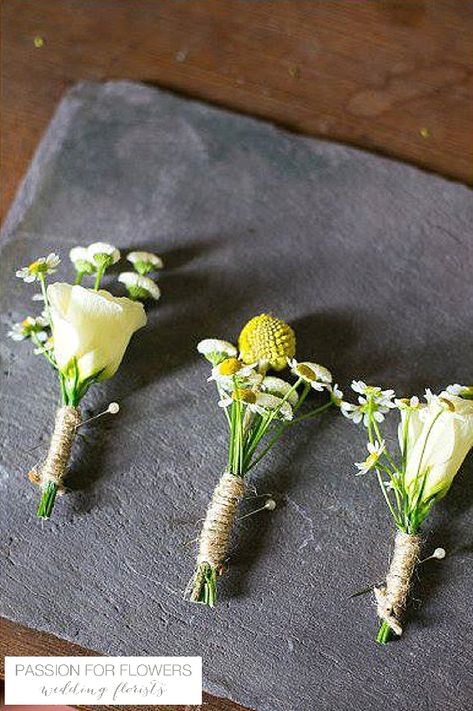 Wedding Buttonholes, Buttonhole Flowers, Yellow Wedding Flowers, Button Holes Wedding, Yellow Tulips, Boutonniere Wedding, Button Holes, Button Hole, Yellow Wedding