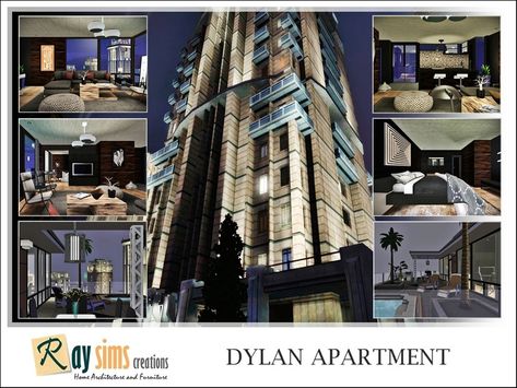 Sims 3 Apartment, Modern Luxury Apartment, Sims 4 Couple Poses, The Sims 4 Lots, Sims 4 House Building, Casas The Sims 4, Sims 4 Build, Sims Community, Sims 4 Houses