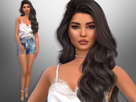 Sims 4 Cc Hair Female The Sims Resource, Sims 4 Cc Brunette Hair, Sims 4 Hair Styles, Sims 4 Cc Hair Sims Resource, Sims Hair Mods, Sims 4 Cc Avatar, Sims 4cc Hair Female, Sims Female Hair, The Sims 4 Cc Hair Girl