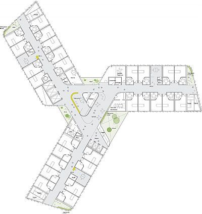 Atria Senior Living, Hospital Floor Plan, Hospital Design Architecture, Hospital Plans, Hotel Design Architecture, Hotel Floor Plan, School Building Design, مركز ثقافي, Hospital Architecture