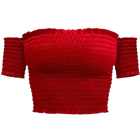 Red Shirred Velvet Bardot Crop Top (28 CHF) ❤ liked on Polyvore featuring tops, crop top, shirts, rouched top, ruched shirt, velvet top, red ruched top and cut-out crop tops Red Velvet Shirt, Shirred Crop Top, Red Velvet Top, Rouched Top, Ruched Shirt, Bardot Crop Top, Gathered Top, Shirred Top, Cropped Shirts