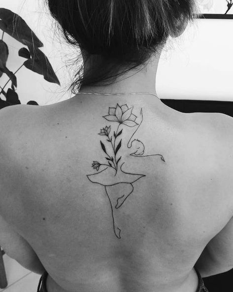 Ballet Tattoos, Ballerina Tattoo, Dancer Tattoo, Dance Tattoo, Planet Tattoos, Silhouette Tattoos, Geometric Tattoos, Dainty Tattoos, Spine Tattoos