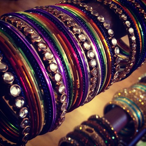 A customized multicoloured bangles set for a recent customer! #banglez #wedding #bridal #iheartjewelry #wedding #bangles #jewellery #multicolour #colourful #banglezbling #kundan #Indian #bridaljewelry #southasian #costumejewelry #weddingjewelry #partyjewelry Indian Things, Mehndi Outfit, Wedding Bangles, Glass Bangles, Bangles Set, Bridal Bangles, Bangle Set, Indian Jewellery, Jewelry Party