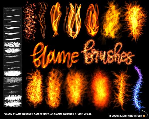 Procreate Smoke & Fire Brushes and Stamps - Create stunning digital art with these 50+ creative elements. #procreate #brushes #fire . #Brush_Sets #Procreate_Color_Palette #Free_Procreate #Procreate_Brushes_Free Hair Brushes Procreate, Sketching Procreate, Anime Procreate, Texture Procreate, Procreate Brushes Download, Procreate Stamp Brushes, Procreate Color Palette, Creative Elements, Create Color Palette