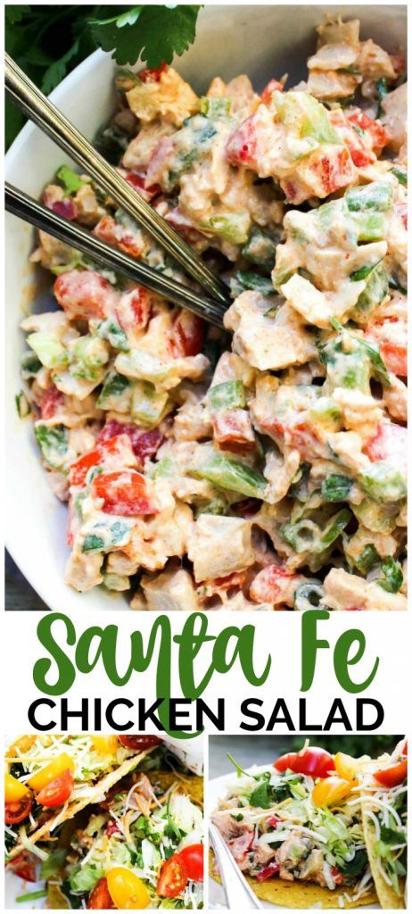 Applebees Santa Fe Chicken Salad, Santa Fe Recipes, Santa Fe Salad Dressing, Santa Fe Chicken Salad, Santa Fe Salad, Food Preps, Broccoli Slaw Salad, Santa Fe Chicken, Chinese Chicken Salad Recipe