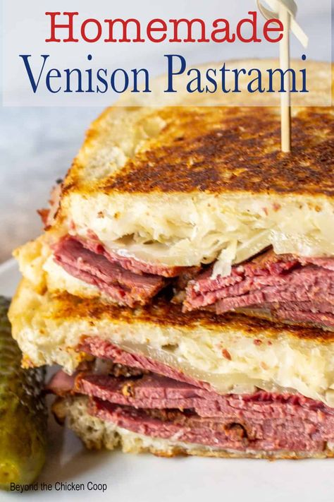 Venison Italian Beef, Venison Loin, Wild Meat Recipes, Pickled Venison Heart Recipes, Wild Game Appetizers, Venison Bratwurst Recipes, Venison Sandwich Recipes, Brine For Venison, Game Recipes