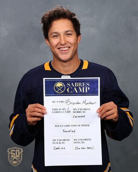 Sabres Training Camp 2019 - Brandon Montour Brandon Montour, Seattle Kraken, Buffalo Sabres, Florida Panthers, Training Camp, Hockey Players, Kraken, Ice Hockey, Lacrosse