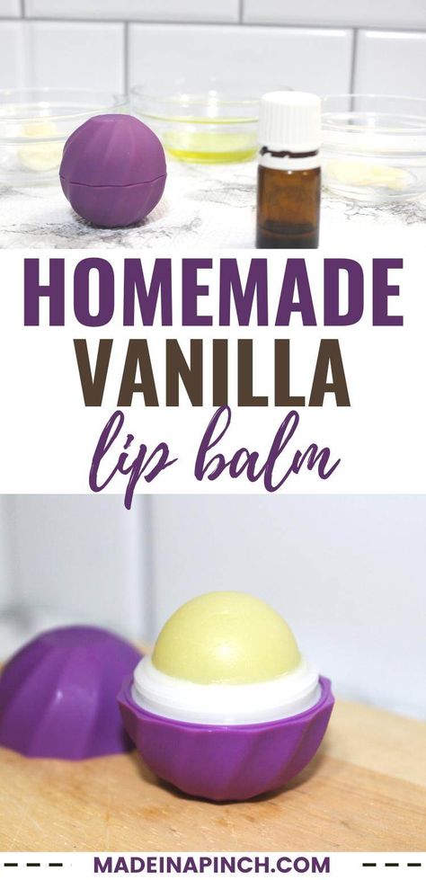 Home Made Chapstick, Vanilla Chapstick, Diy Chapstick, Chapstick Recipe, Diy Vanilla, Homemade Lotions, Homemade Lip Balm Recipe, Lip Balm Recipe, Homemade Lotion Bars