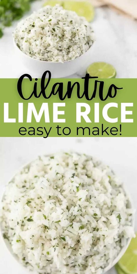 Try Cilantro lime rice recipe for an easy side dish. Cilantro lime rice is so quick and easy to make on a stove top. Everyone will enjoy Chipotle cilantro lime rice recipe. This cilantro lime rice tastes just like the one from Chipotle. #eatingonadime #ricerecipes #chipotlerecipes #sidedishrecipes #cilantrorecipes Easy Cilantro Lime Rice, Chipotle Cilantro Lime Rice, Cilantro Rice Recipe, Cilantro Lime Rice Recipe, Taco Side Dishes, Chipotle Recipes, Lime Rice Recipes, Cilantro Recipes, Drying Cilantro