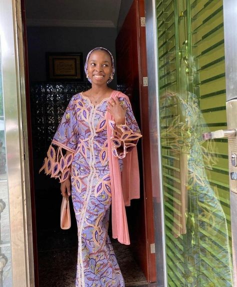 african fashion women clothing, African women design, African women design Ankara, Ankara designs Fulani Ankara Styles, Material Gown Styles For Muslim Ladies, Materials Gown Style, Nigerian Outfits, Ankara Dress Designs, Ankara Long Gown Styles, African Prom Dresses, Ankara Designs, African Fashion Skirts