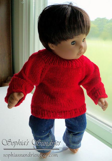 Knitting Dolls Free Patterns, Knitted Dolls Free, Bitty Baby Clothes, Baby Doll Clothes Patterns, Knitting Dolls Clothes, Doll Clothes Patterns Free, Baby Doll Pattern, American Girl Doll Patterns, Pullover Pattern