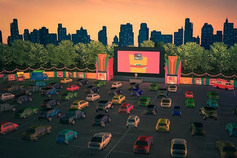 Drive In Cinema, Background Car, Car Cinema, Drive In Movie Theater, Outdoor Cinema, Cinema Experience, American Teen, Uk Tour, Drive In Theater