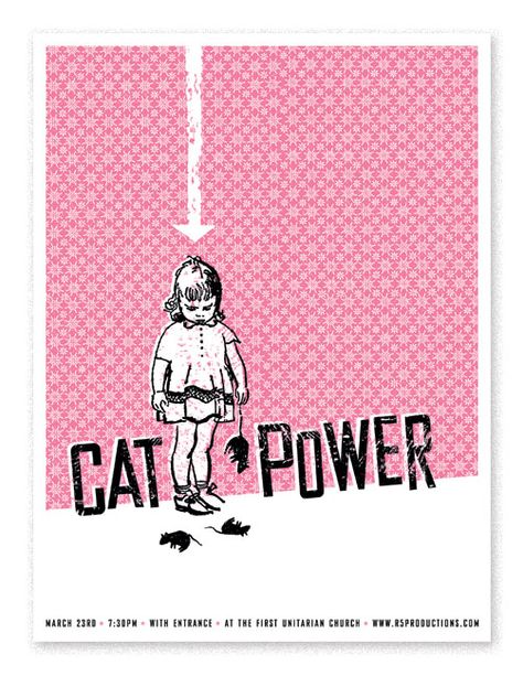 Cat Power Affordable Wallpaper, Cat Power, Illustration Photo, Tour Posters, Rock Posters, Print Inspiration, Music Design, Gig Posters, Band Posters