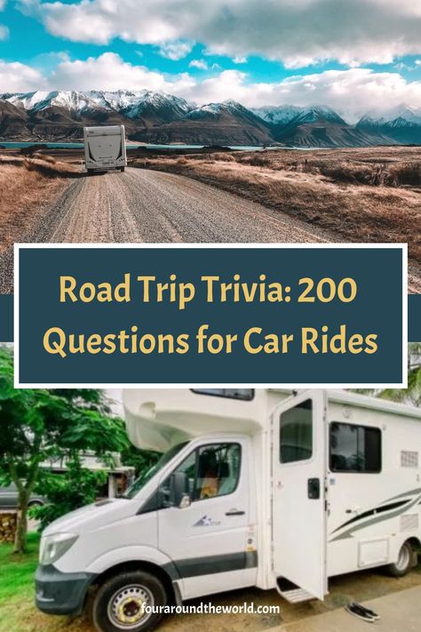 Discover a fantastic way to add excitement and knowledge to your road trip! Dive into our large selection of 170+ trivia questions and answers perfect for keeping you entertained and informed along the way. Elevate your travel experience with this enjoyable activity that's bound to make the journey even more memorable. Road Trip Would You Rather Questions, Road Trip Trivia Questions, Road Trip Bingo Adults, World Trivia Questions And Answers, 200 Questions, Travel Trivia, Road Trip Games, National Animal, Long Car Rides