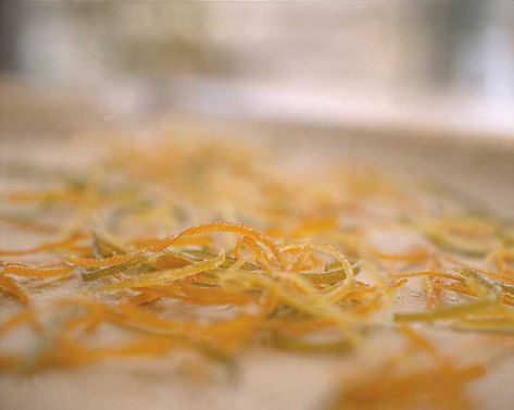 Candied Lemon Zest, Orange Peel Recipe, Fine Dining Plating, Candied Citrus, Candied Lemons, Sweet Like Candy, Candied Fruit, Homemade Salad Dressing, Sugar Candy