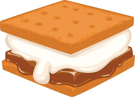 S'more Camping Clipart, Advanced Typography, Food Illustration Art, Concept Board, Childrens Church, Print Designs Inspiration, Free Vector Graphics, Infant Activities, Food Illustrations