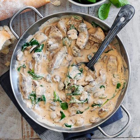 This is an adaptable recipe, as if you’re not partial to liver, replace with strips of sirloin or beef fillet, chicken or turkey breast, or pork fillet. Calves Liver, Chicken Liver Recipes, Liver And Onions, Chicken Stroganoff, Liver Recipes, Beef Fillet, Pork Fillet, Beef Liver, Chicken Livers