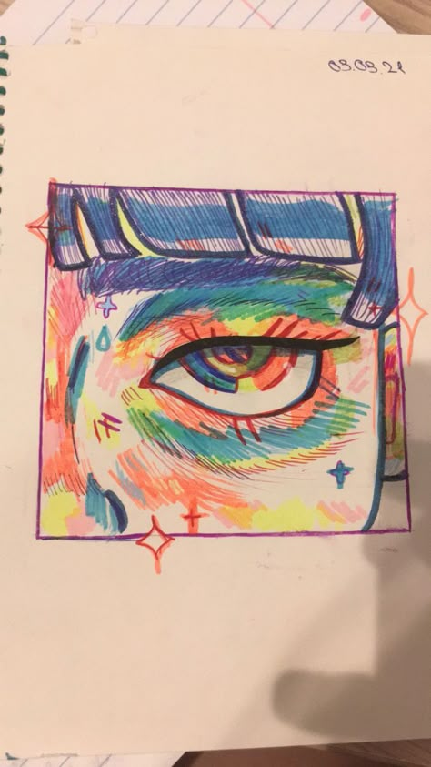 Cute Colorful Drawings, Arte Grunge, Comic Book Art Style, Oil Pastel Art, Grunge Art, Easy Drawings Sketches, Arte Inspo, Mini Drawings, Art Drawings Sketches Creative