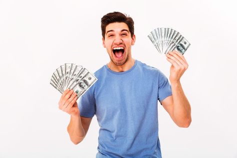 Man With Money, First Youtube Video Ideas, Marketing Photos, Forever Living Products, Rich Man, Social Media Design Graphics, Islamic Videos, White Wall, Casual T Shirt