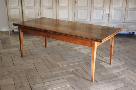 Large 19th Cent French Double Extender Farmhouse Dinning Table - Dining Tables French Farmhouse Dining Table, Elegant Dining Table, Antique Dining Tables, Large Dining Table, Farmhouse Dining Table, Table Dining, French Farmhouse, Elegant Dining, Farmhouse Dining