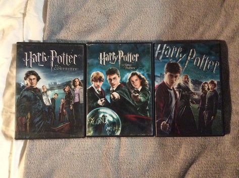 Harry Potter Dvd, Film Dvd, Goblet Of Fire, Harry Potter Films, Half Blood, Trading Cards, Phoenix, 3 D, Dvd