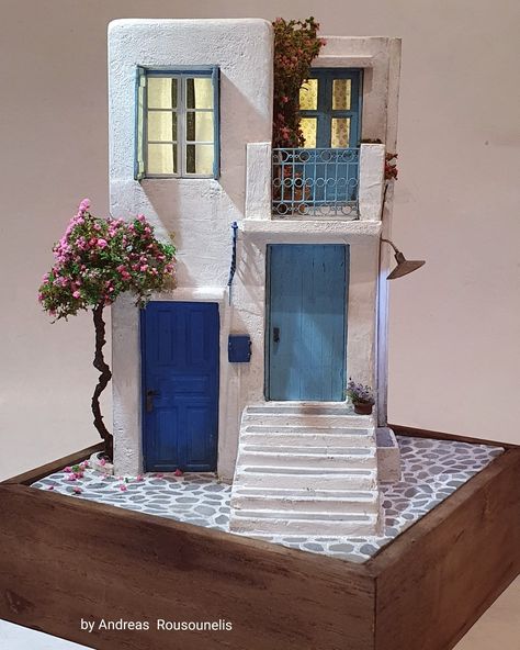 Diy Projects Wood, Wood Working Ideas, Doll House Crafts, Clay Houses, Cement Crafts, Wood Project, Miniature Diy, Wood Crafts Diy, Miniature Houses