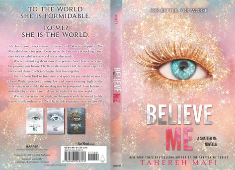 Mini Book Covers Shatter Me, Shatter Me Mini Book Cover, Mini Book Covers Printable Colleen Hoover, Shatter Me Book Cover, Believe Me Book, Tahereh Mafi Books, Minibook Cover, Book Jar, Mini Book Covers