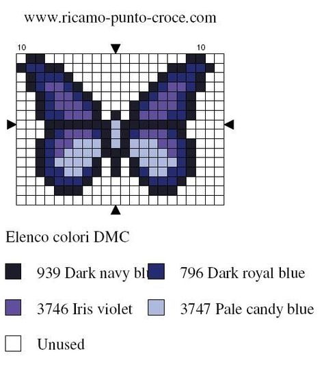 Butterfly Cross Stitch, Pixel Crochet, Small Cross Stitch, Pola Kristik, Iron Beads, Mini Cross Stitch, Pola Sulam, Pixel Pattern, Pixel Art Pattern