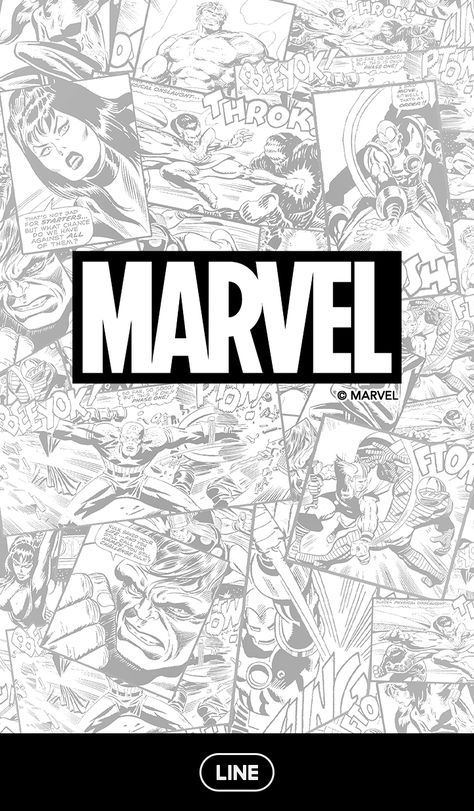 Image shared by Naty. Find images and videos about black and white, wallpaper and Marvel on We Heart It - the app to get lost in what you love. Marvel Background, Marvel Wall, Black And White Comics, Marvel Superhero Posters, Karakter Disney, Marvel Photo, Marvel Images, Avengers Wallpaper, Marvel Comics Wallpaper