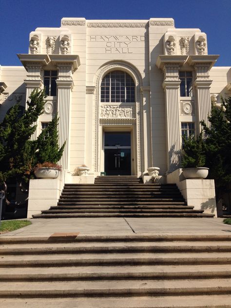 Hayward City Hall. Hayward, CA. Hayward California, Ca History, California History, California City, East Bay, San Lorenzo, California Style, My Town, San Francisco Bay