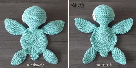 Amigurumi : tuto pour une tortue géante au crochet Turtle Crafts, Diy Techniques, Baby Crochet Patterns Free, Abstract Art Diy, Crochet Diy, Crochet Baby Patterns, Crochet Patterns Amigurumi, Amigurumi Crochet, Crochet Animals