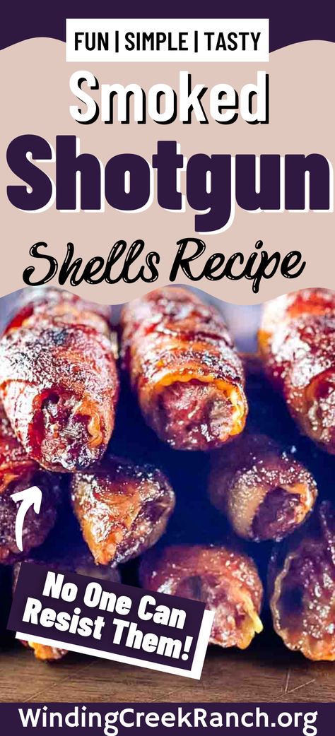 Take your grilling game up a notch with this easy smoked shotgun shells recipe! These delicious shells are perfectly seasoned and smoked, giving you the perfect backyard barbecue treat. With these easy step-by-step instructions, you can make these delicious treats in no time. So get the recipe, fire up your pellet smoker, and enjoy the flavorful and unforgettable experience of smoked shotgun shells! Smoked Pecans In Smoker, Pellet Smoker Ideas, Smoked Meal Ideas, Shotgun Shell Recipe, Manicotti Shotgun Shells Recipe, Bbq Shotgun Shells Recipe, Electric Pellet Smoker Recipes, Cold Smoked Cheese, Shotgun Shells Recipe Smoker