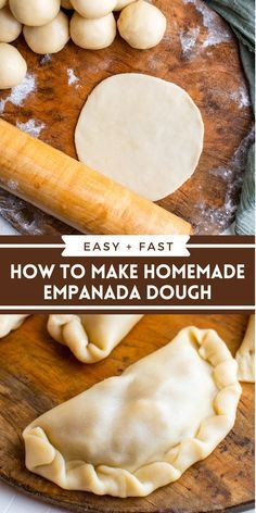 Homemade Empanada Dough, Sweet Empanadas Recipe, Sweet Empanadas, Empanadas Recipe Dough, Easy Empanadas Recipe, Empanada Dough, Empanadas Dough, Hand Pie Recipes, Beef Empanadas