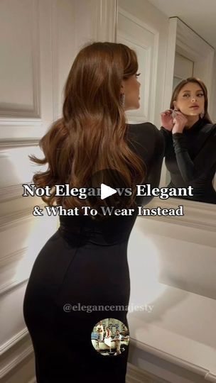 3K views · 641 reactions | Not Elegant vs Elegant - What are your favorite elegant clothes? 💎

Via @elegancemajesty
#elegantlady #elegant #elegantstyle #elegance #outfits #outfit #women #etiquette #dress #style #classy #class #oldmoney #oldmoneyaesthetic #tips #feminineenergy #femininestyle #feminine | Old Money Hub | old.money.hub · Original audio Classic Old Money Style Women Classy, Dark Feminine Old Money Aesthetic, Old Money Style Women Classy Dress, Women Etiquette, True Old Money Style, Old Mony Style Girl, Etiquette Classes, Elegant Clothes, Outfit Women