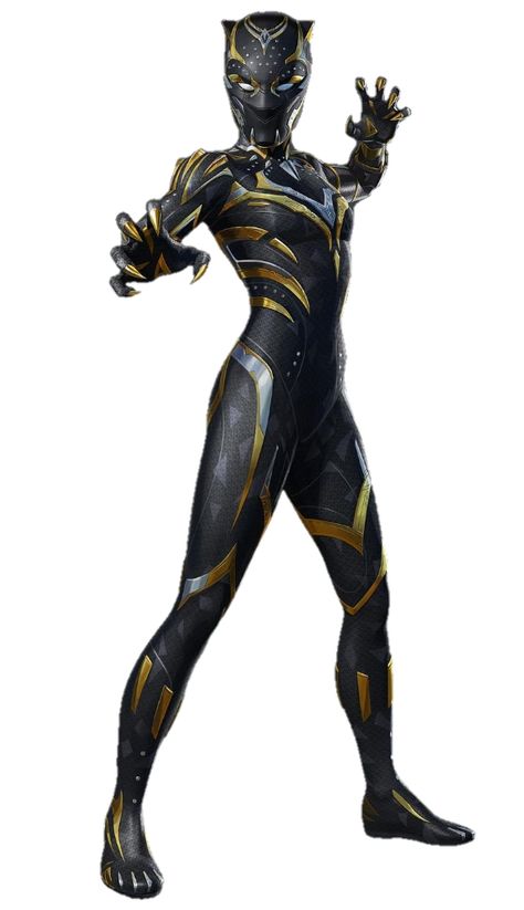 Black Panther Oc Suit, Black Panther Costume Woman, Black Panther Sister, Black Panther Suit Design, Shuri Black Panther Suit, Black Panther Female, Black Panther Oc, Black Panther Women, Black Panther Armor