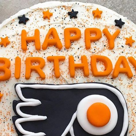 Judy Makes Cakes on Instagram: "🎂 Philadelphia Flyers Birthday Cake 🎂  _  This Double Chocolate Cake Has A Classic Vanilla Buttercream Frosting. Filled With Fresh Strawberries Will Make Any Sports Fan Love This Cake! 🎂🍥🍰🍦🍫🍪🍓 _  We Accommodate Anything From A Simple Birthday Cake To Extravagant Wedding Cakes And Everything In Between!  #cake #cakestagram #cakedesign #chocolatecake #cakeart #instacake #birthdaycake #cakedecorator #philadelphiaflyers #hockey #nhl #birthday #sweet #sweettooth #dessert #frosting #tasty #yummy #foodie #food #instafood #foodstagram #yum #rockawaynj #nj #newjersey #northjersey #morriscounty" Double Chocolate Cake, Extravagant Wedding Cakes, Vanilla Buttercream Frosting, Simple Birthday Cake, Vanilla Buttercream, Double Chocolate, Buttercream Frosting, Fresh Strawberry, Cake Art