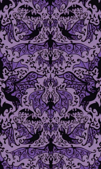 Victorian Goth Wallpaper Iphone, Purple Bats Background, Funky Purple Wallpaper, Purple Whimsigoth Wallpaper, Purple And Black Phone Wallpaper, Purple Mall Goth Wallpaper, Pastel Gothic Wallpaper, Stained Glass Laptop Wallpaper, Light Purple Halloween Aesthetic